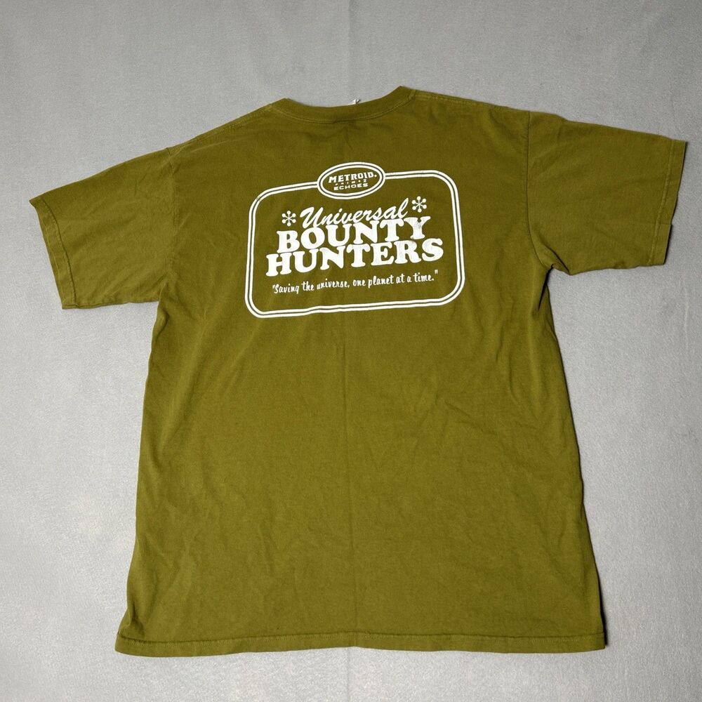 METROID PRIME 2 ECHOES SAMUS BOUNTY HUNTER T-Shirt L video game gamecube
